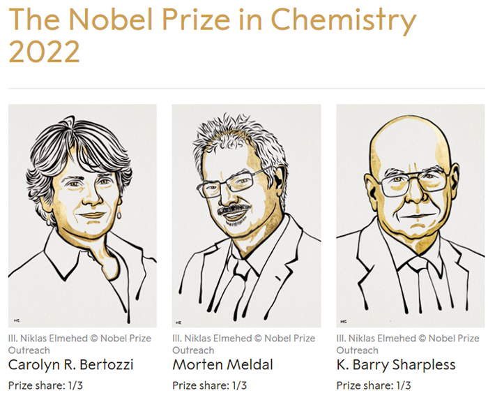 2022年诺贝尔化学奖揭晓_行业新闻_最新资讯_科研星球